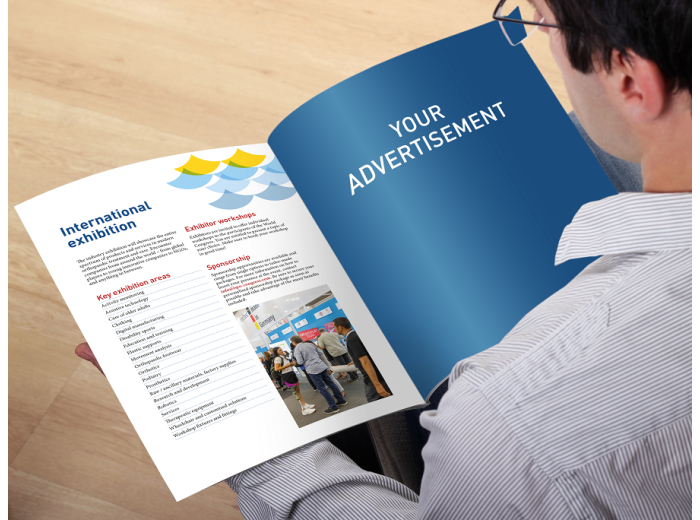 Advertisement in the printed congress programme (full-page)