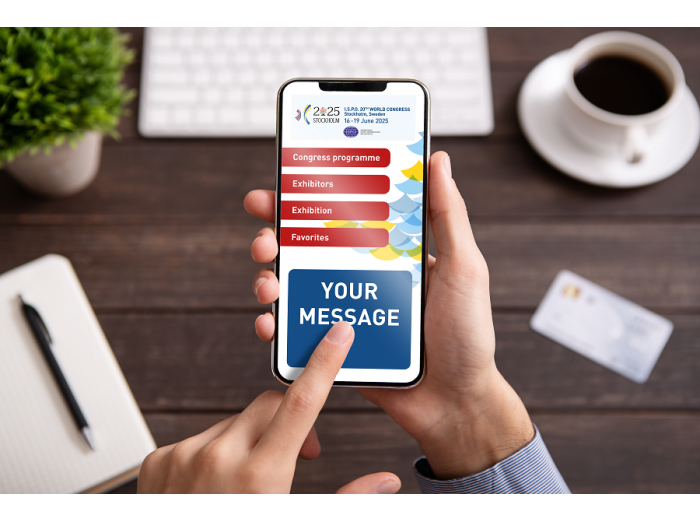 Message alert in the congress app