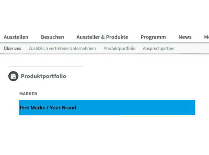 Unbegrenzte Anzahl an Marken eintragen