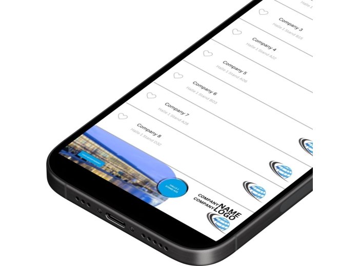 Footer-Banner in der Messe-App