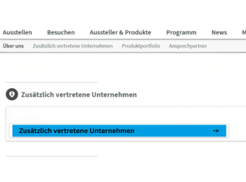 Unbegrenzt viele zusätzlich vertretenen Unternehmen aufführen