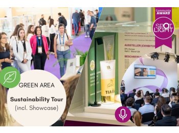 Kombi: Spotlight Vitrine und Vortrag + Sustainability Tour (inkl. Vitrine GREEN AREA)